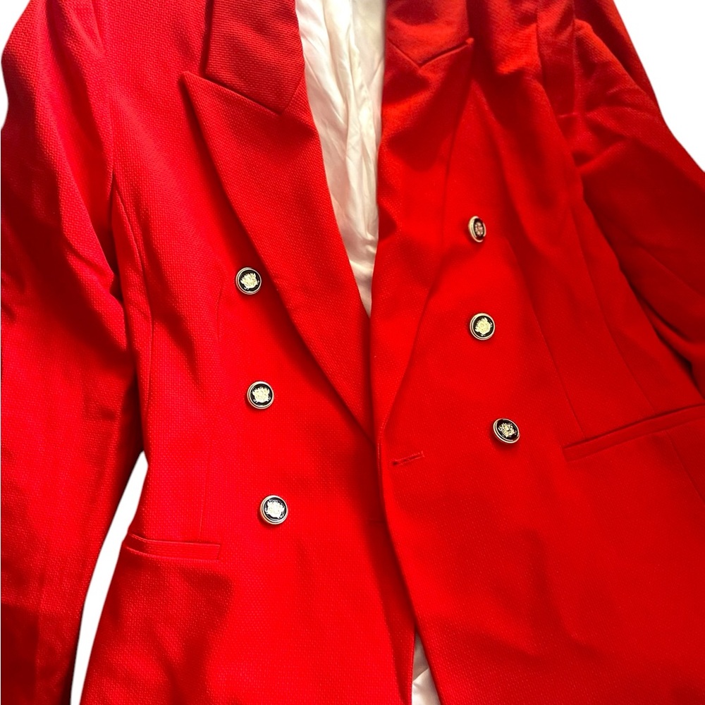 Elegant Zara Red Women's Blazer